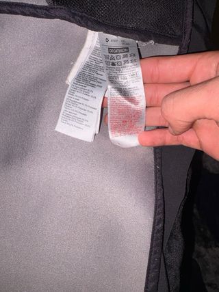 Sudadera Quechua Gris y Negra con Capucha