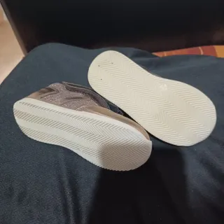 Scarpine Walkey N23 bambina glitter oro