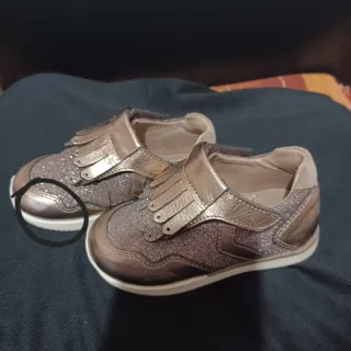 Scarpine Walkey N23 bambina glitter oro