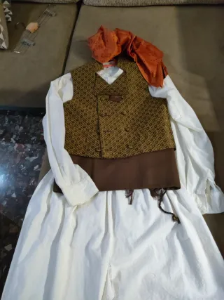 Chaleco fallero Talla 16. Regalo pañuelo