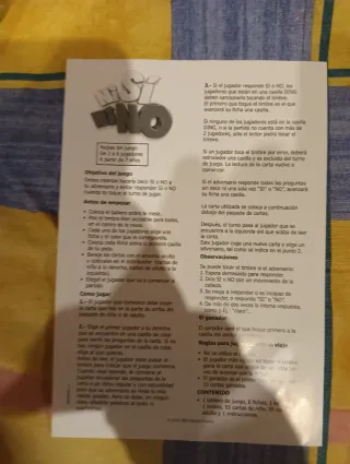 Juego de mesa Ni sí ni no de Megableu