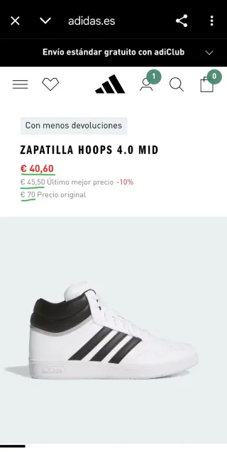 Zapatillas Adidas Hoops