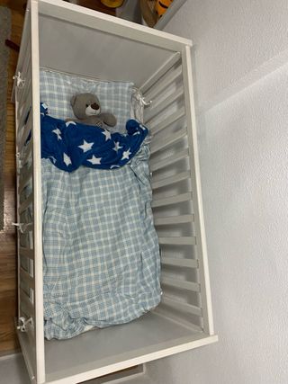 Cuna SUNDVIK blanca 60x120 cm