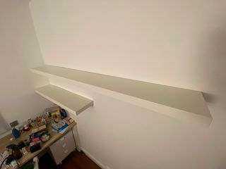 2 Baldas Blancas Lack Ikea