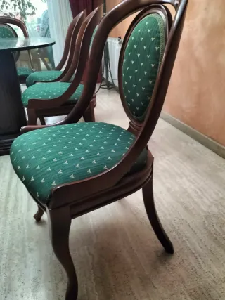 Mesa comedor clásica + 6 sillas