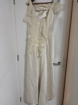 Vestido de Novia Seda otoman acanalada