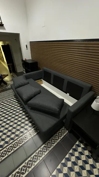 Sofá Cama IKEA Friheten Gris Oscuro NUEVO