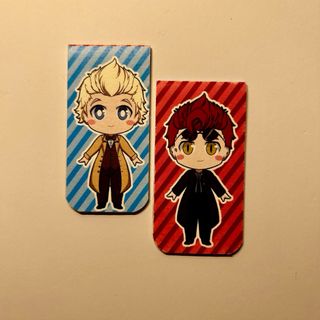 Marcapáginas Good Omens Aziraphale y Crowley
