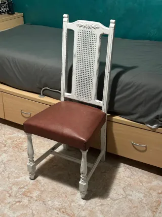 Set 3 Sillas Estilo Vintage Desgastado