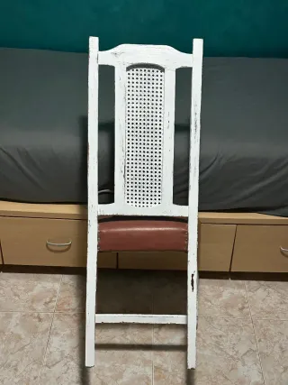 Set 3 Sillas Estilo Vintage Desgastado