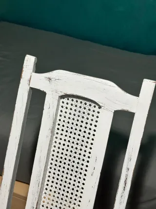 Set 3 Sillas Estilo Vintage Desgastado