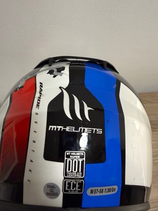 Casco MT Helmets Talla M Doble Hebilla