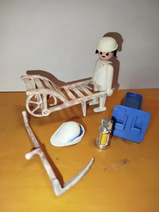 Envío Playmobil 3612 Serie Color Blanco Carretilla