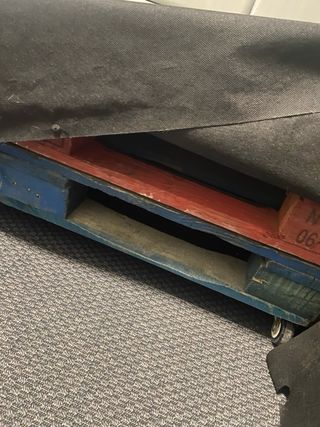 Sofá Palets Negro y Gris