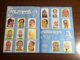 Caricaturas 22 Álbum de cromos años 80