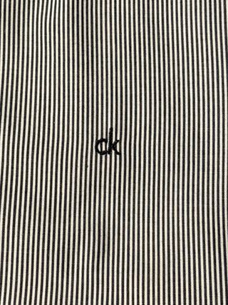 Camisa CK rayas blanco y negro