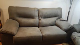 Sofá de 3 plazas gris