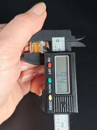 Anillo Vintage Plata Ley y Citrino