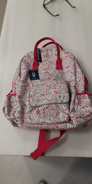 Mochila Okaidi niña estampado floral