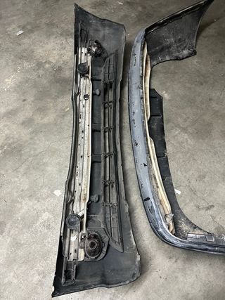 Parachoques delantero y trasero negro BMW E46