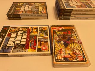 Lote Giochi PS2 e PSP: GTA, PES, Dragon Ball