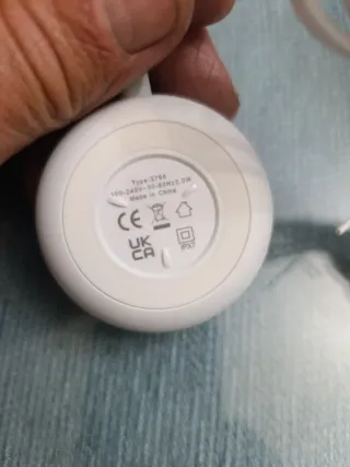 Cargador cepillo dientes blanco