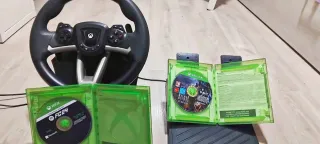 Volante para Xbox One con Pedales y dos  Juegos