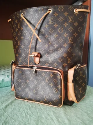 Zaino Louis Vuitton Monogram Beige/Marrone