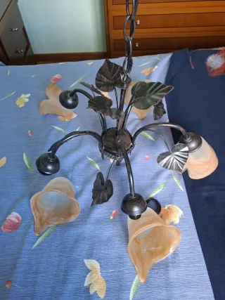 Juego de lámparas de flor