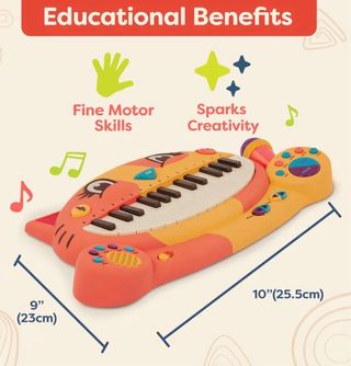 Juguete de teclado y micrófono B.toys