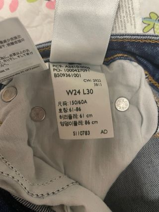 Levi's 726 Jeans Mujer Talla 24