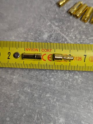 Connettori Banana Oro 3mm Set Maschio/Femmina