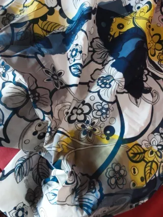 Scampolo stoffa fantasia floreale