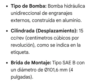 Bomba hidráulica VIVOLO X3P66321AAA