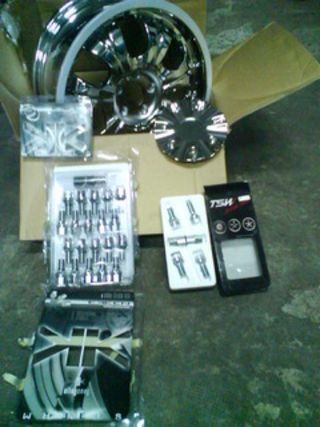 5 Llantas 17 Cromadas Americanas