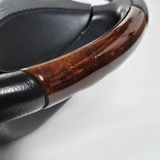 Volante Mercedes Cuero y Madera Original