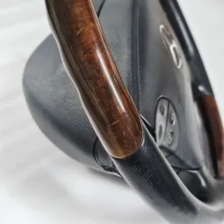 Volante Mercedes Cuero y Madera Original