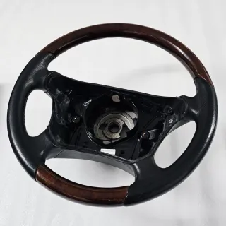 Volante Mercedes Cuero y Madera Original