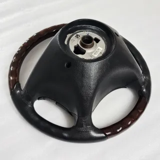 Volante Mercedes Cuero y Madera Original