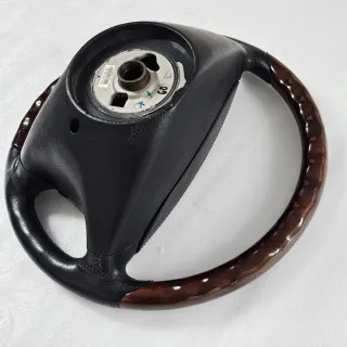 Volante Mercedes Cuero y Madera Original