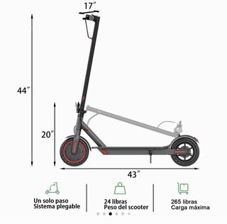 Patinete Eléctrico Aovopro LP60