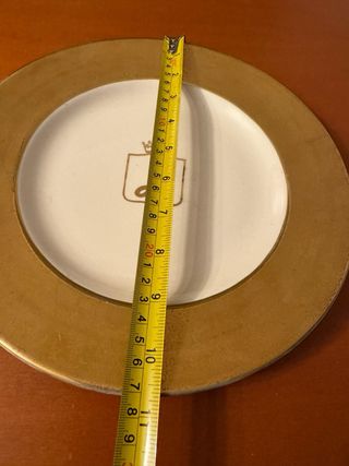 Piatto Homer Laughlin L con corona