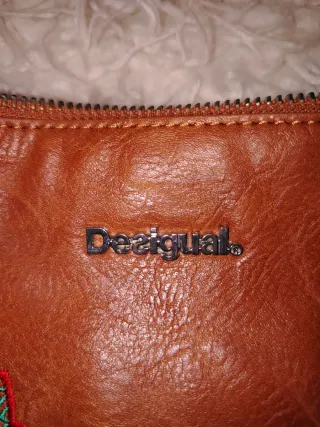 Bolso Desigual Piel Natural Flores