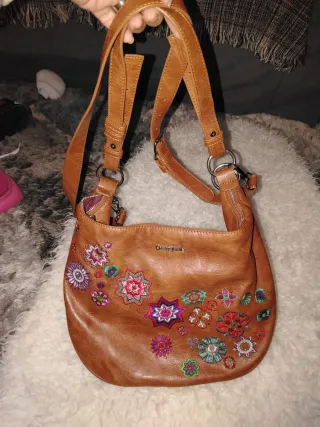 Bolso Desigual Piel Natural Flores