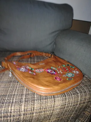 Bolso Desigual Piel Natural Flores