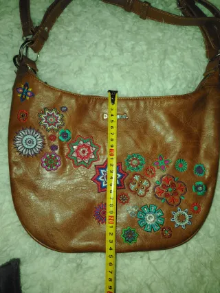 Bolso Desigual Piel Natural Flores