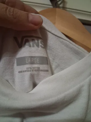 Camiseta Vans Blanca con Flores