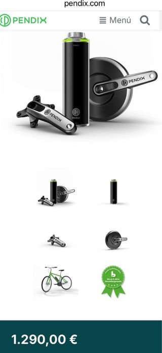 Kit bici eléctrica 65Nm Pendix e300 con 2 baterías