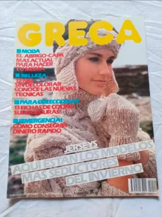 Lote 4 revistas moda años 80