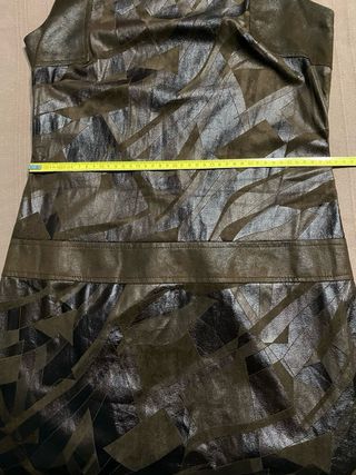 Vestido Fórmula Joven Talla M Marrón